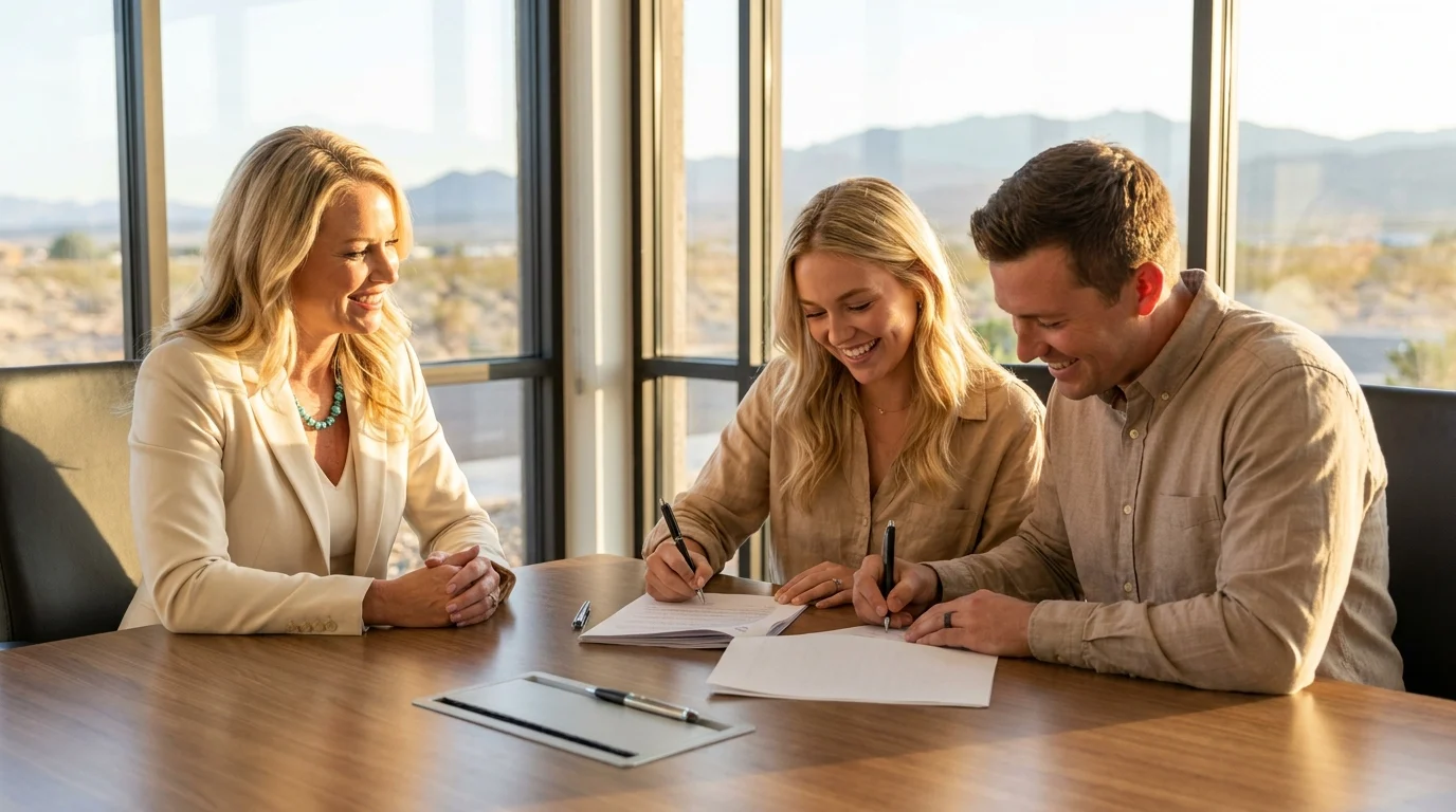 Who pays closing costs in Nevada — a Nevada-licensed title and escrow officer reviews closing documents with buyers and sellers